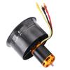 QXMotor 64 мм EDF комплект 28224300KV бесщеточный двигатель с 12 лопастями вентилятора для радиоуправляемого самолета