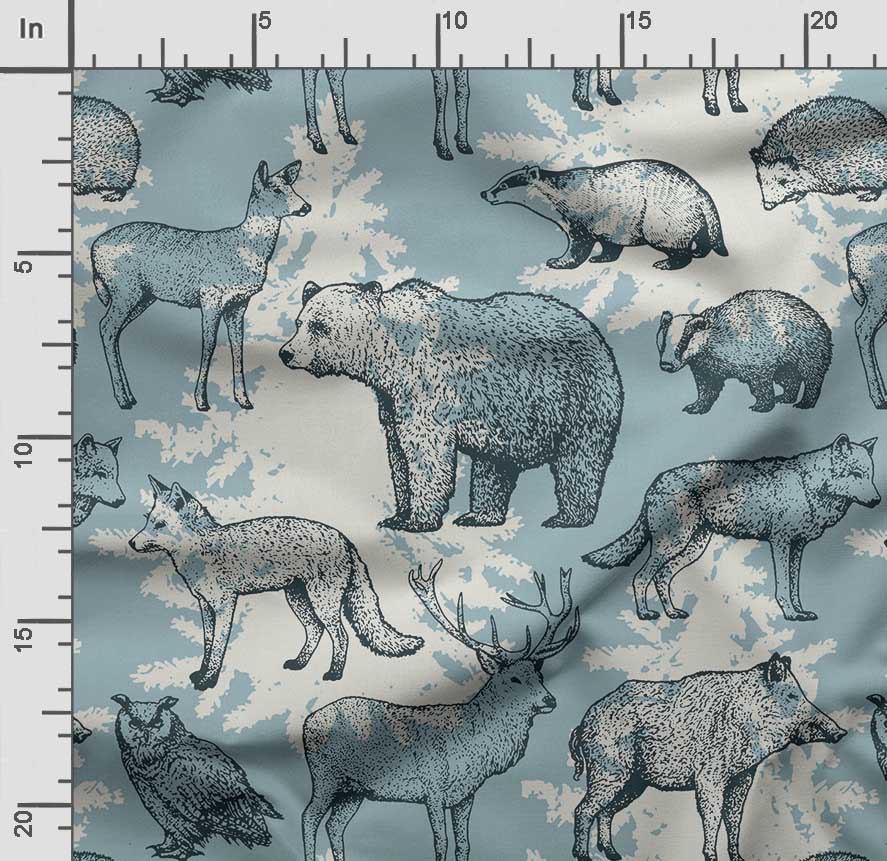 Soimoi Животный принт, хлопковый батист, ткань для квилтинга, продаваемая во дворе шириной 42 дюйма, хлопчатобумажная ткань средней плотности, швейные принадлежности,