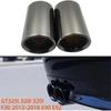 2 шт. Совместимо с BMW F30 2013-2018 E90 E92 3 серии GT325i 328i 320i Насадки на выхлопную трубу Декоративная накладка на глушитель Наконечник выхлопной трубы Автоаксессуары(черный)