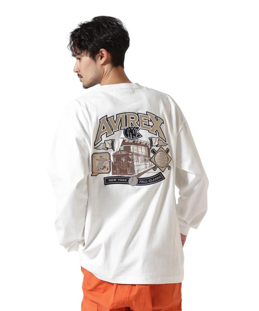 AVIREX ARCHIVE T-SHIRT XL white 783-5130016