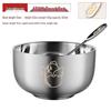 ZISIZ Миска из нержавеющей стали 304 с животными зодиака для детей