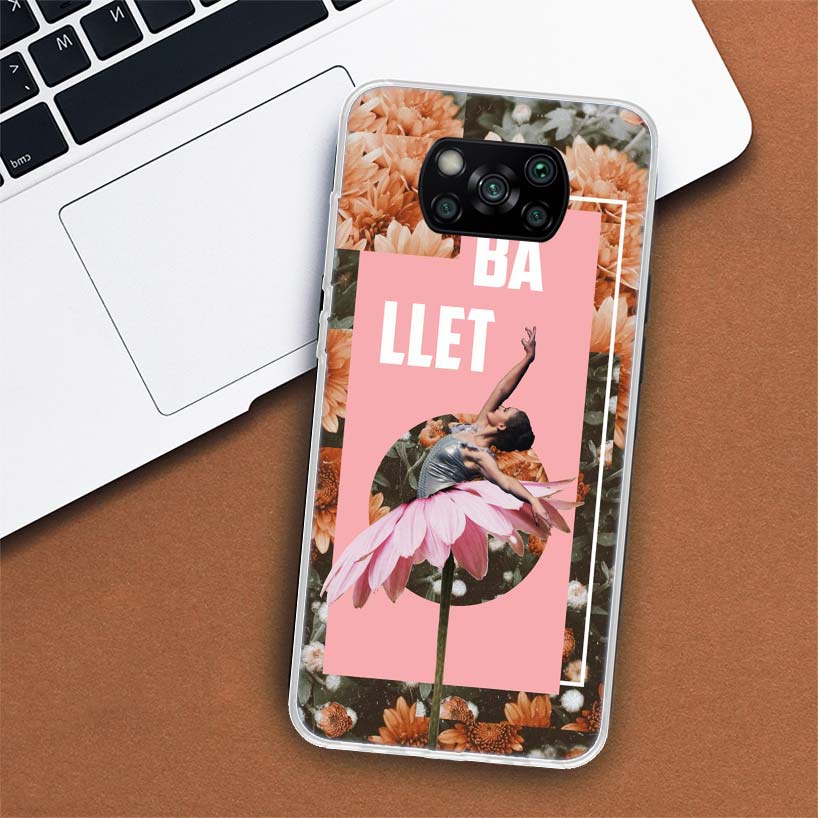 Чехол для телефона Ballerina Ballet Dancing для Xiaomi Mi 11 Lite 11i 12X 12 9 8 11T 10T 9T Pro 10 5X 6X Ultra 5G Cover Coque Capa