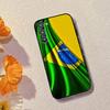 Brazil Flag Support  Phone Case Black Silicone Soft For Samsung Galaxy A73,A72,A71,A70,A53,A52,A51