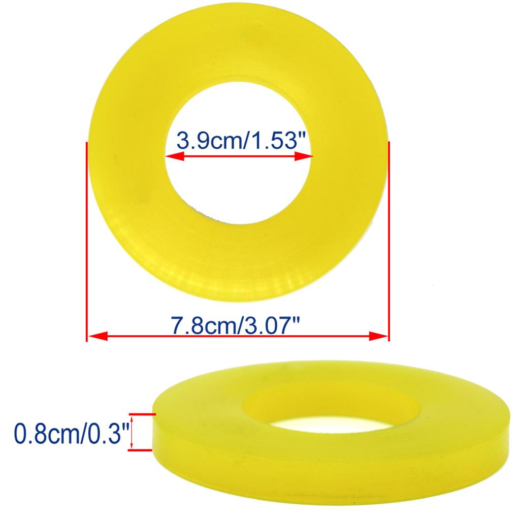 Front Strut Top Mount Tower Gaps Suspension Shock-Absorbing Rubber Bushing Bearing Washer Pad For A 80 90 B2 B3 B4 TT MK1