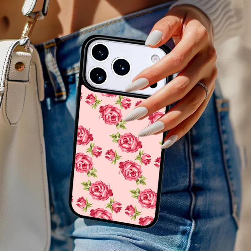Винтажный Цветочный Чехол Для Телефона Для iPhone 17 Air 14 15 13 12 Max Чехол Для Apple 16e 11 Pro Max Plus Coque