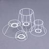 Lamp Lampshade Shade Wire Frame Diy Guard Ring Light Cage Holder Bulbpendant Drum Table Metal Vintage Cover Round Ceiling Iron
