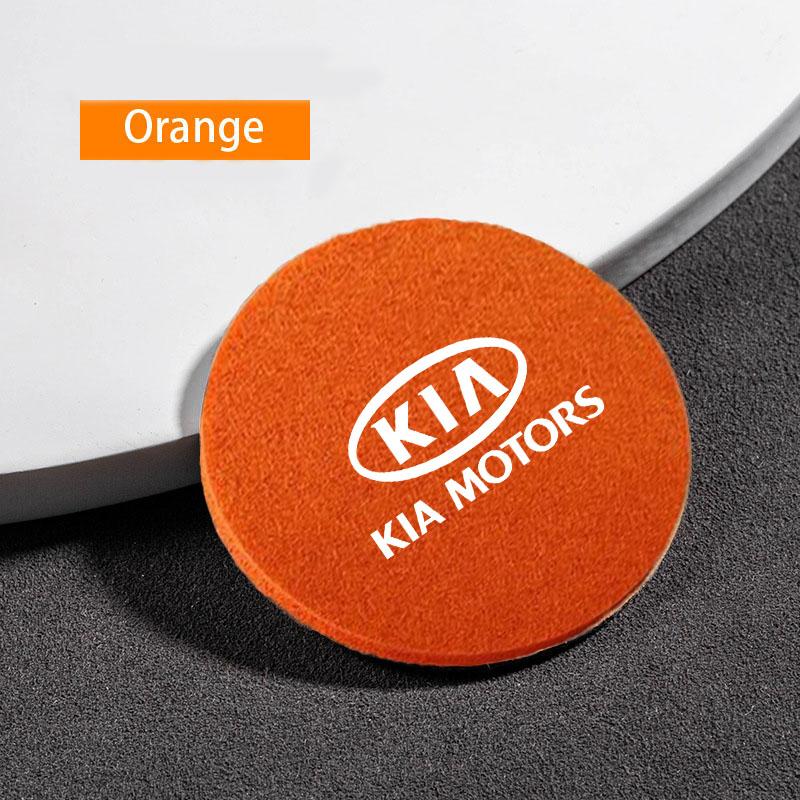 Universal Felt coaster Drink Bottle Water Cup Pad For Kia Sportage Cerato Optima K2 K3 K4 K5 Rio Picanto Soul Car Accessories BU9