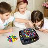 2 Sets Rainbow Ball Elimination Color Matching Toy Parent-Child Interaction Tabletop Game Rainbow Ball Elimination Board Game