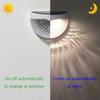 Solar Lamp Outdoor Lighting Medium Control Induction Courtyard Decoration Solar Fence Wall Lamp Semi Circular Energy-saving Street Lamp Staircase Lamp