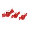 2Pcs Aluminum Handle Valve Handle Ball Valve Handle Wrench Red Butterfly Handle Accessories