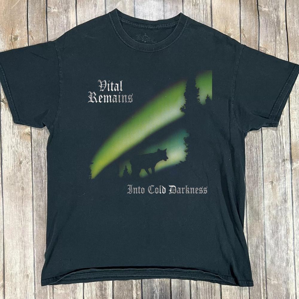 Vital Remains Band Into Cold Darkness T Shirt Full Size S-5XL Unisex T-Shirt