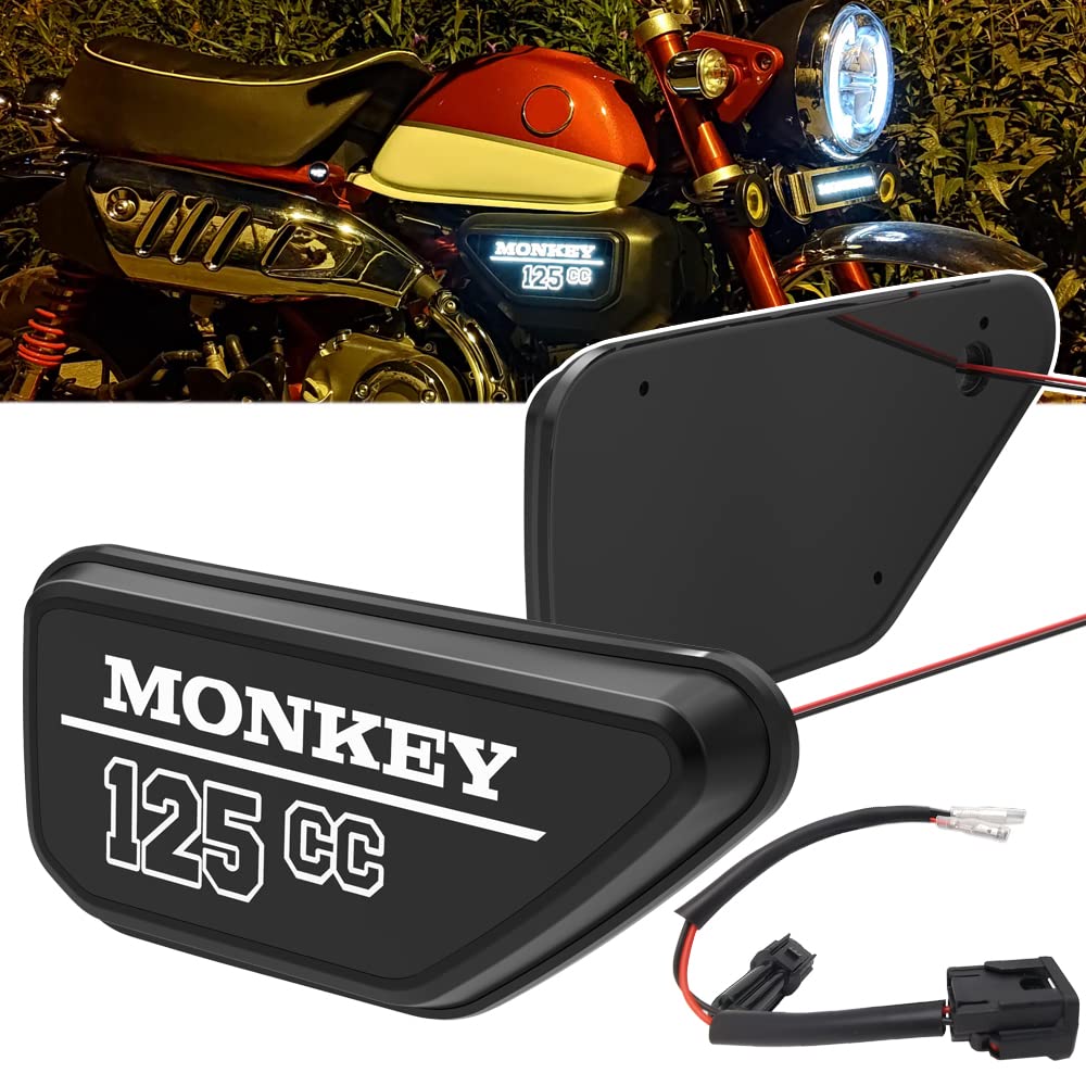MONKEY 125CC Air Cleaner Cover LED Light Compatible Models Honda Monkey 125 Monkey 125 Z125 Air Cleaner Cover (2018-2024) (LED Pad)