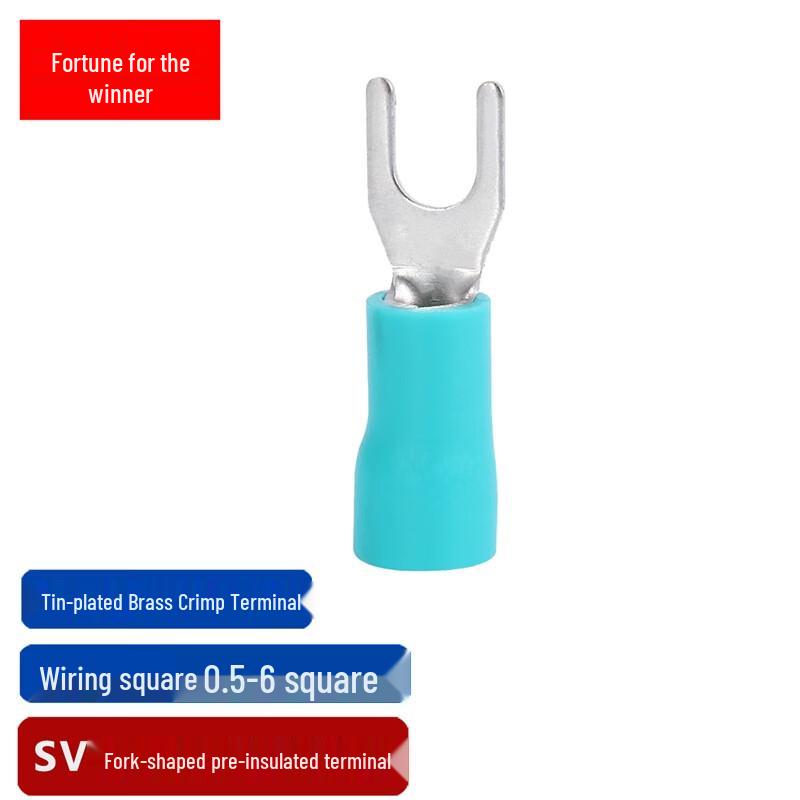 FUWEISHENG Pre-insulated Spade Ring Crimp Terminals
