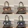Artistic Chinese Style Woven Underarm Bag With Dual Straps For Office And Travel