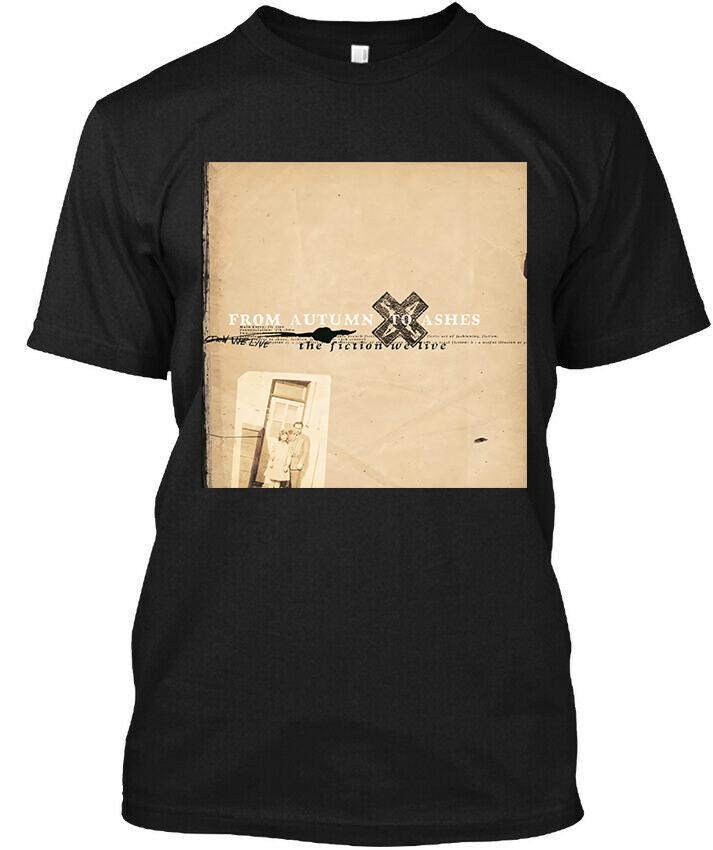 New! Popular From Autumn To Ashes The Fiction We Live America T-Shirt Tops Tee Size S-4XL