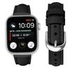 Watch Band For Apple Watch Ultra 3 2 1 49mm/Series 11 10 46mm/9 8 7 45mm/SE3 SE2 SE 6 5 4 44mm/3 2 1 42mm Genuine Cow Leather Strap with Silver Buckle