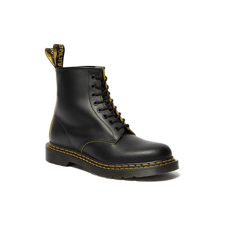 (WMNS) Доктор. Dr. Martens 1460 Черные Женские С Двойной Прострочкой 26100032