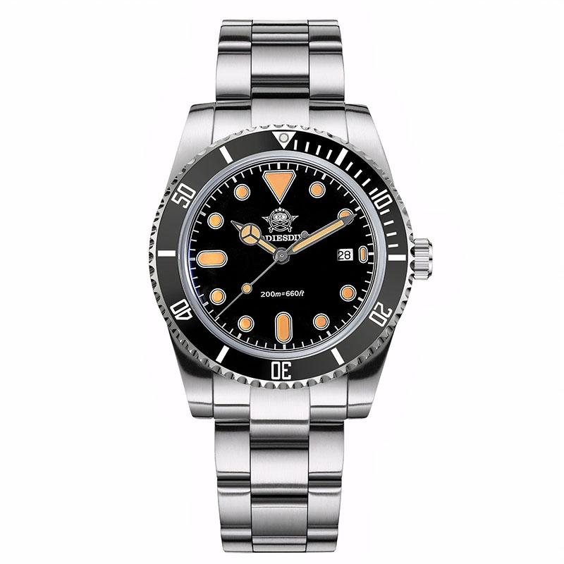 ADDIESDIVE 39mm NEW Men's Analog Watch Simple Bubble Mirror Glass 200m Waterproof Luminous Diving Quartz Watches For Men AD2501