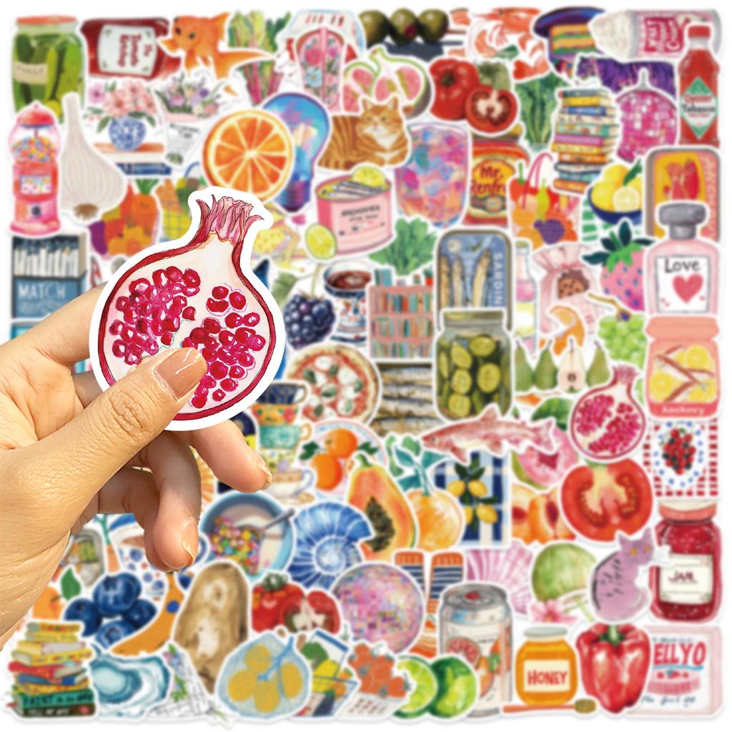 100 Girls Mediterranean Aesthetic Graffiti Stickers DIY Decorative Guitar Laptop Suitcase DIY Waterproof