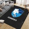 Квадратный ковер с фланелевым узором Erzurumspor FK, Ковер для гостиной, спальни, дивана, игровой комнаты, Нескользящий коврик для пола