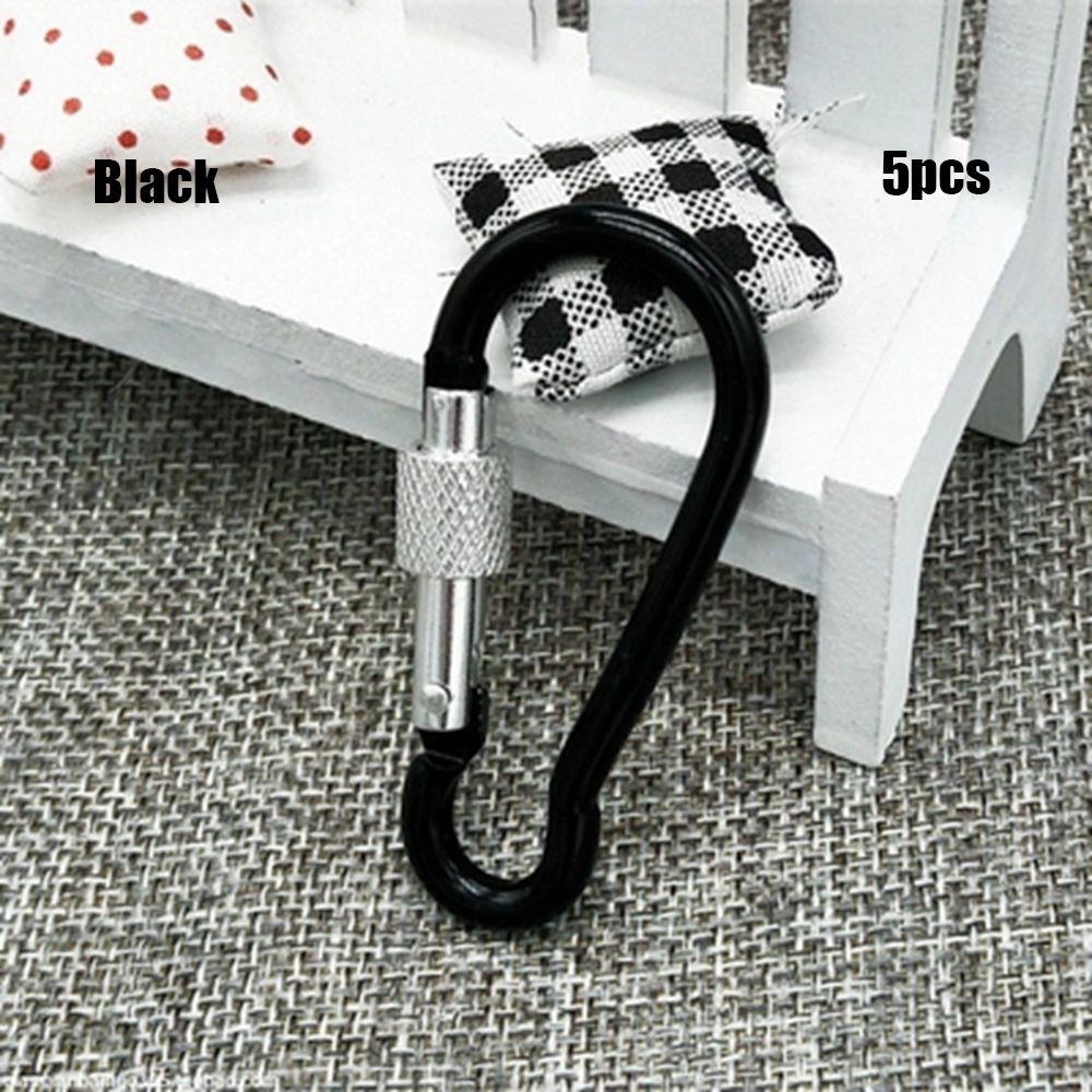 Multi-color Aluminium Equipment Alloy Carabiner Buckle Keychain Camping Hiking Hook Climbing Button