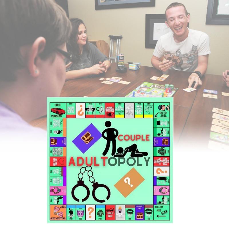 Романтическая взрослая пара Ночная доска для веселого опыта свидания