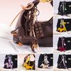Dachshund Dog Bag Pendant Bag Charms with Woven Umbrella Retractable Rope Keys