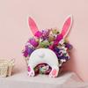 Easter Rabbit Bunny Butt Wreath Making Kit DIY Door Decorations, Hanging Ornament for Outdoor & Indoor Home Wall Door Decor