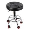 Регулируемый по высоте вращающийся стул для салона красоты массажное спа-кресло для татуировок черное