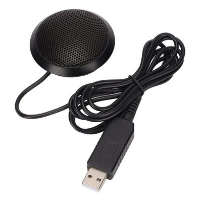 USB-микрофон для конференций, Универсальный USB-спикерфон Plug and Play, Всенаправленный микрофон 360°, Портативный звук