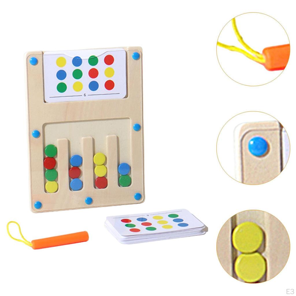 Color Matching Puzzle Toy Brain Teasers for Shape Playing 2 Player