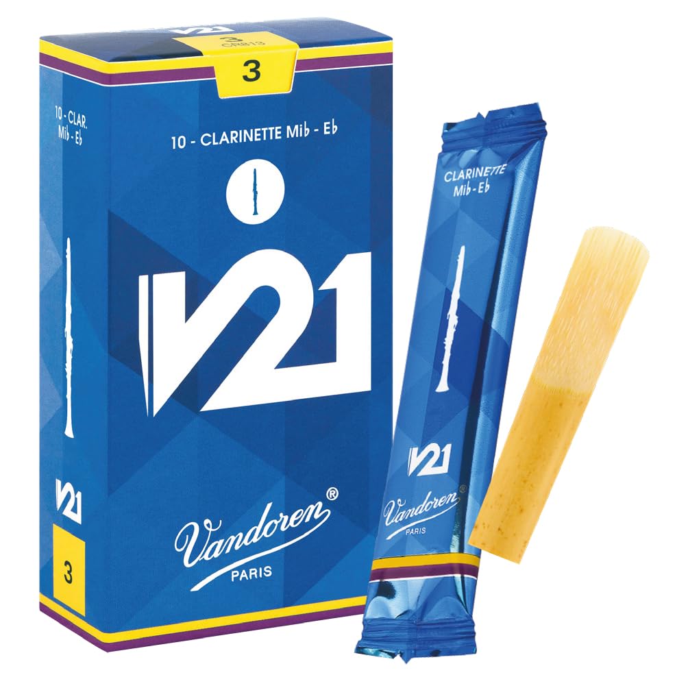 Vandoren Eb Clarinet Reed V21 3 Hardness (10 Pieces)