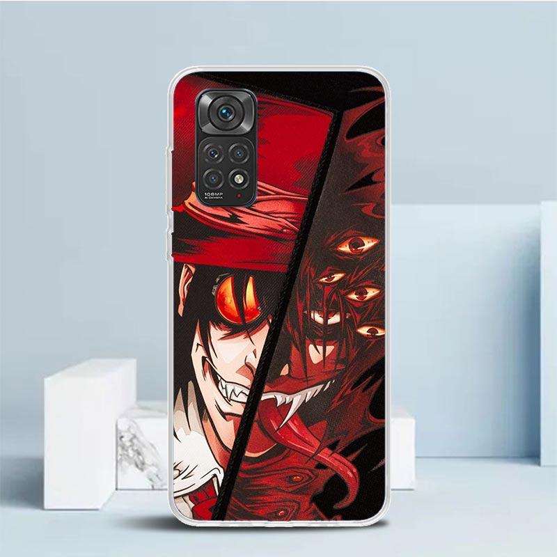 Мягкий чехол A-Alucard Hellsing Anime для телефона Xiaomi Redmi Note 15 14 13 12 Pro Plus Чехол для телефона 14S 11S 11T 11E 10S 10 4G Узорная задняя крышка