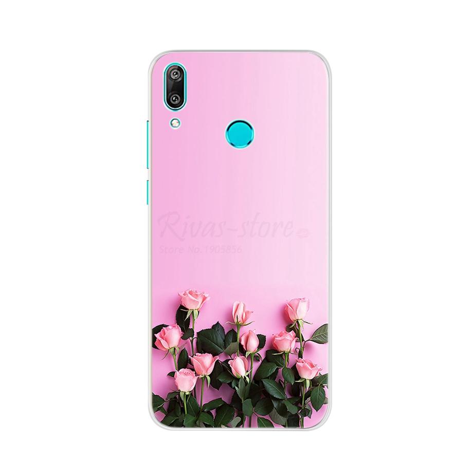 Чехол для Huawei Y7 2019 Силиконовый Мультяшный ТПУ Чехол для Телефона Для Huawei Y7 2019 DUB-LX1 DUB LX1 LX2 LX3 Y 7 Prime Pro 2019 Чехол