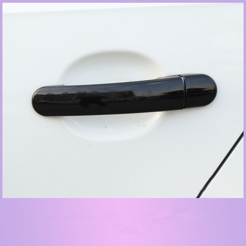Для Skoda Superb Mk1 2001 2002 2003 2004 2005 2006 2007 2008 глянцевые черные хромированные чехлы на дверные ручки автомобиля, аксессуары