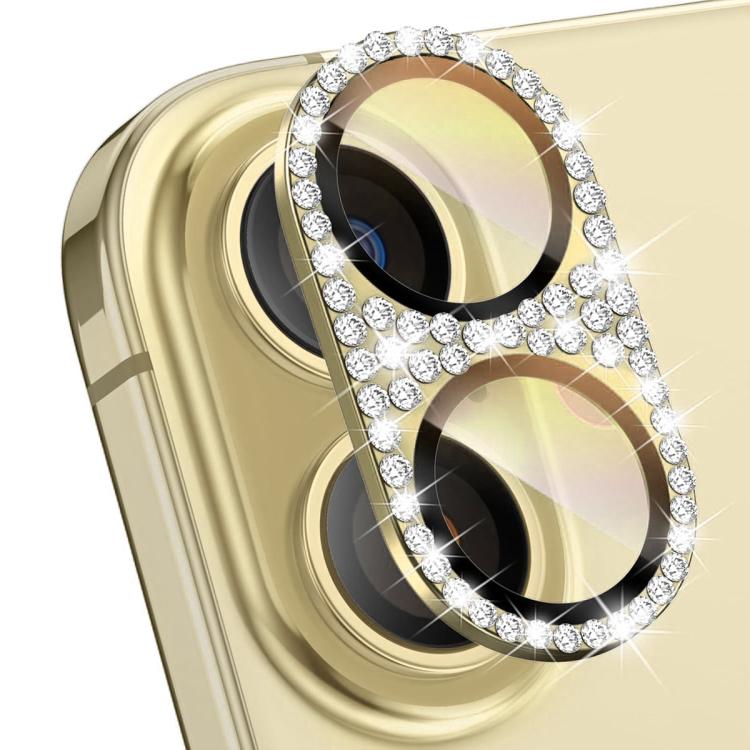Hat-Prince Blink Diamond Алюминиевый сплав Пленка из закаленного стекла для объектива камеры iPhone 17 Pro Max, Защита объектива HD от царапин