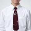 Black Long Necktie Korean Style Shirt Tie Temperament Love Heart Tie  Performance