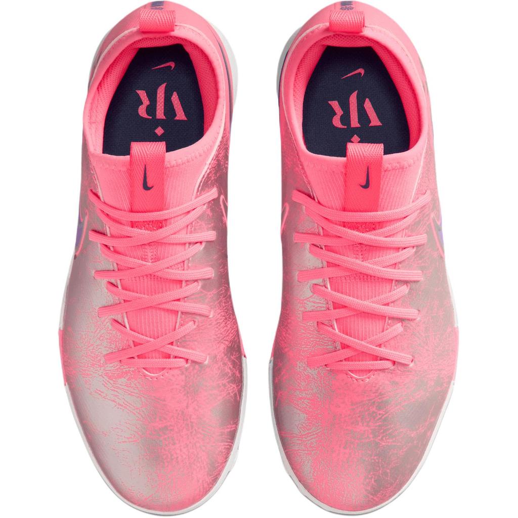 Nike Младший. Mercurial Vapor 16 Academy TF Low GS Vini Jr. Детские кроссовки Розовый закат-Пульс Старый-Королевский IQ9961-640