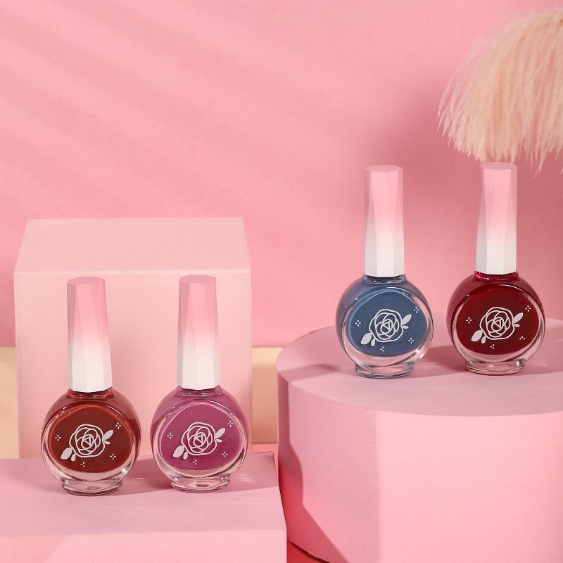 Fast Drying and Stay Fragrant Nail Polish No Bake Fast Drying Oily Non-tearable Non-irritating Odor Light Fragrance