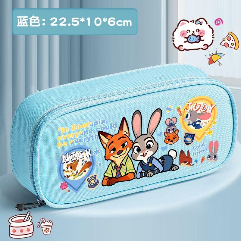 Zootopia Cute Pencil Case for Kids: Large-Capacity, Multifunctional Pencil Case for Students