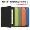 Чехол-книжка из искусственной кожи 2025, абсолютно новый смарт-чехол для Kindle Paperwhite 5 11-го поколения, 6,8-дюймовая электронная книга