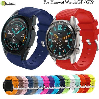 Для умных часов HUAWEI WATCH GT 2 46 мм ремешок для замены браслета 22 мм силиконовый браслет для Huawei Watch GT 46 /42 мм /Active