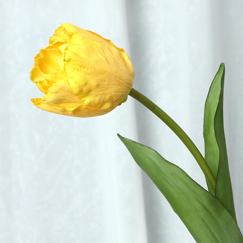 Big branch moisturizing thick multi-layer tulip, home living room decoration simulation flower, fake flower