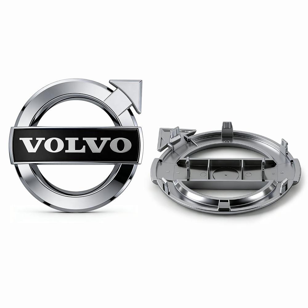 AAAZZ1 Для Volvo Rdesign V40 V50 S40 S80 XC60 S60 XC40 C40 V90 XC60 S90 T6 Автомобиль Передняя Решетка Капота Значок Накладка Автомобильные Аксессуары для Экстерьера