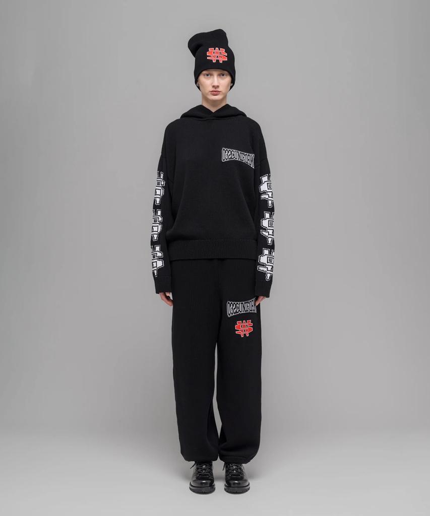 032Ssi (U) One Dollar Bill Knit Hoodie Black