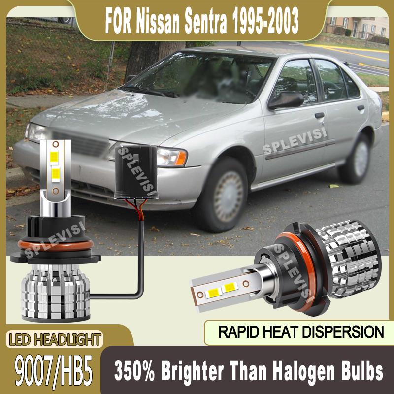 Worry-Free Warranty 24000LM/Pair Waterproof 9007 LED Headlight For Nissan Sentra 1995 1996 1997 1998 1999 2000 2001 2002 2003