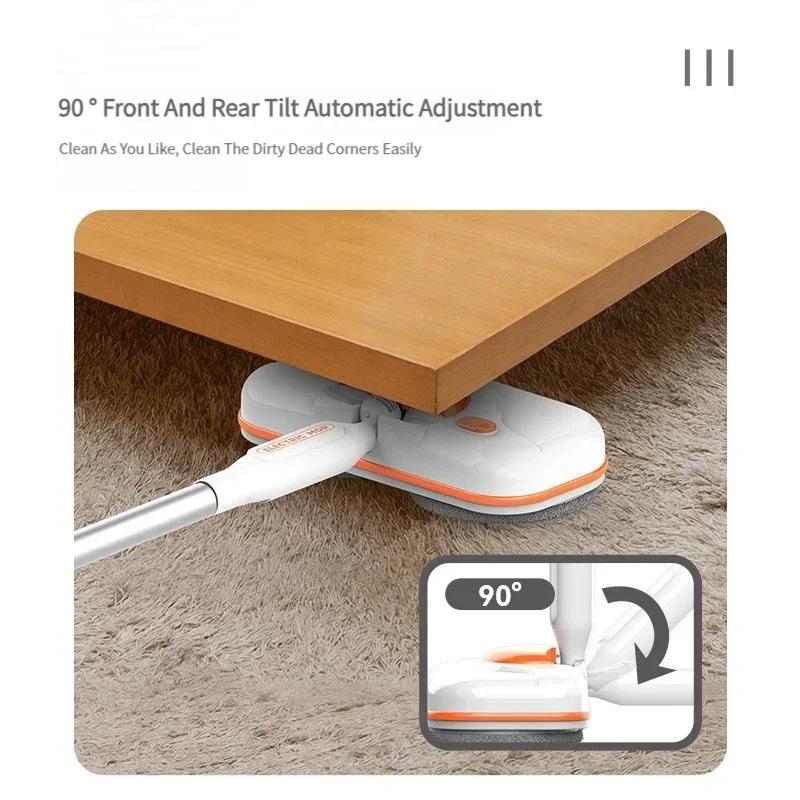 Wireless Electric Floor Mop Spray Mop Electric Floor Cleaner Hand Free Rechargeable Household Helper Cordless Floor Cleaning Mop