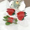 Освежающая серия «Мировые фрукты» Заколка-коготь для волос Вкусная клубника Экологичные заколки-коготки Аксессуары для волос для женщин и девочек
