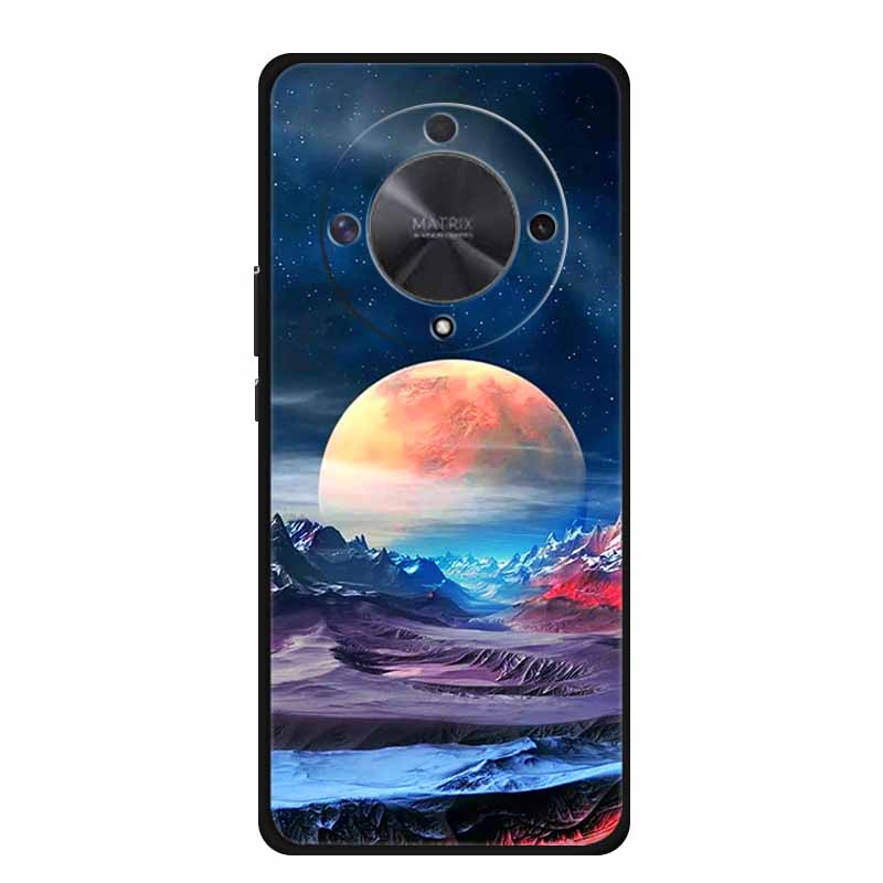 Подарочные чехлы для телефона Honor X9a Мягкий силиконовый задний чехол из ТПУ для Huawei Honor X9 X 9A Funda Honor X9b X 9 a b Coque Космонавт Луна