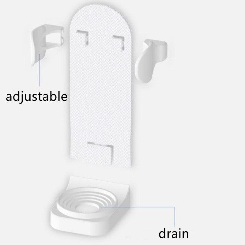 Electric Toothbrush Wall-Mounted Holder Space Saving No Punching Bathroom Accessories Toothbrush Stand Rack Organizer